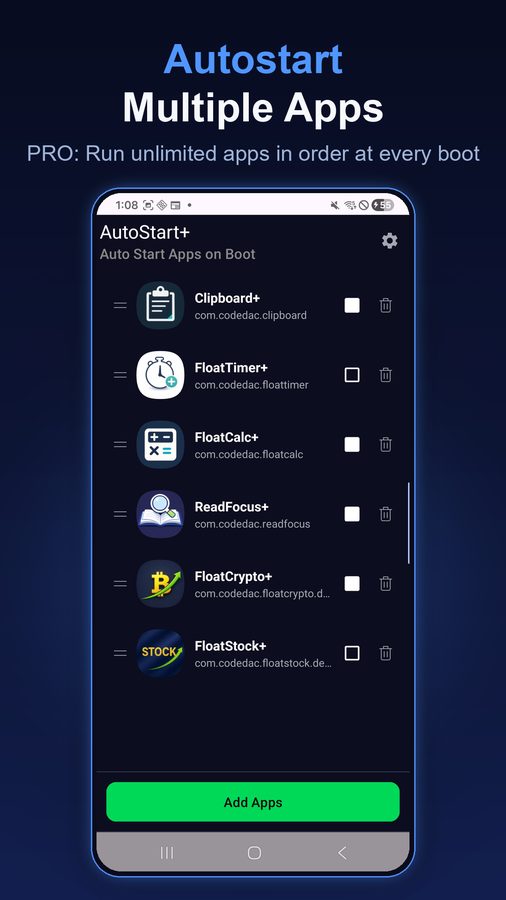 AutoStart+ 스크린샷 2
