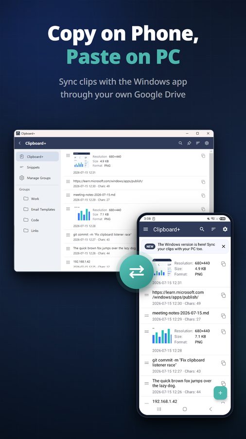 Clipboard+ Mga Screenshot 6