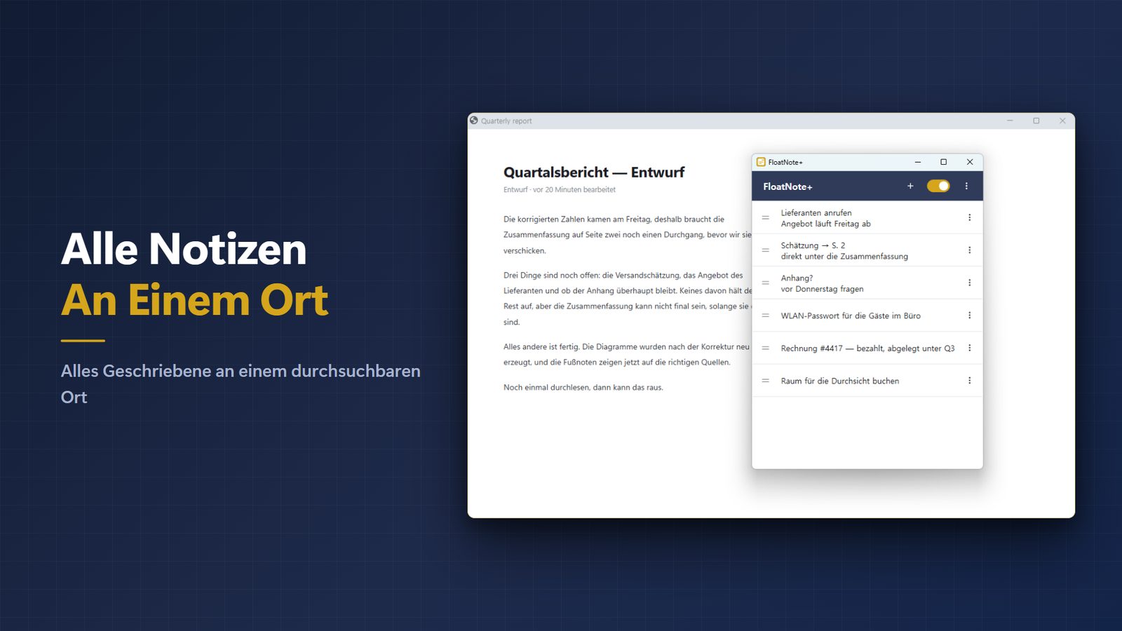 FloatNote+ for Windows Screenshots 4