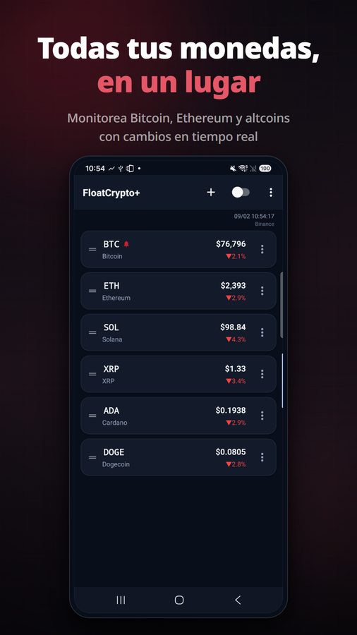 FloatCrypto+ Capturas 2