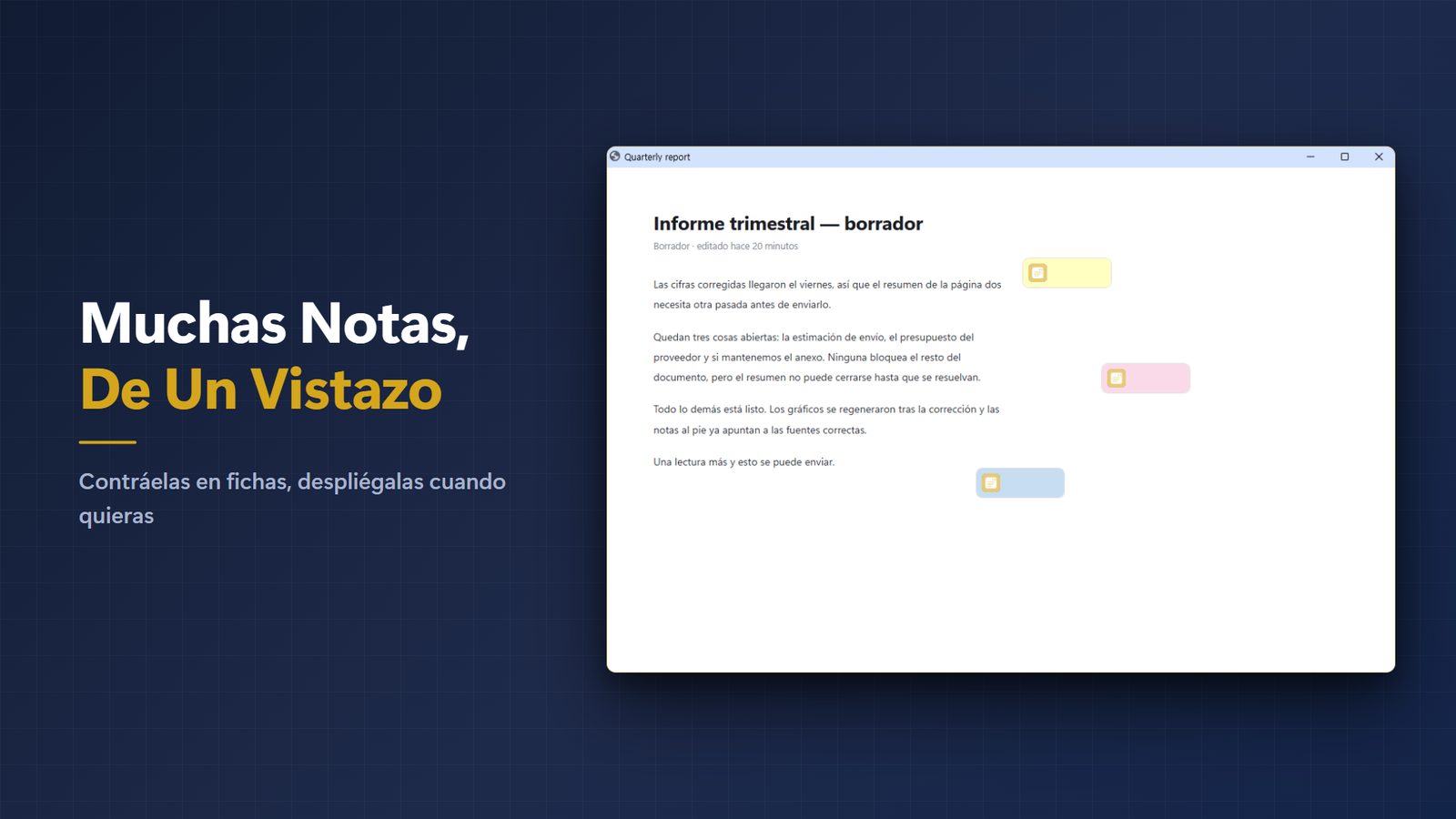 FloatNote+ for Windows Capturas 3
