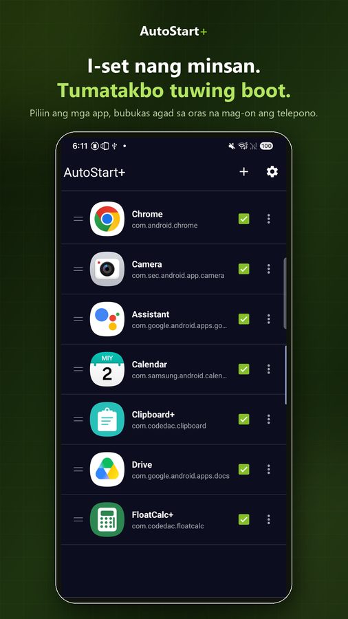 AutoStart+ Mga Screenshot 1