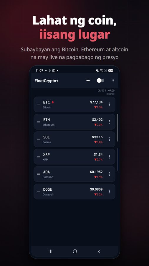 FloatCrypto+ Mga Screenshot 2