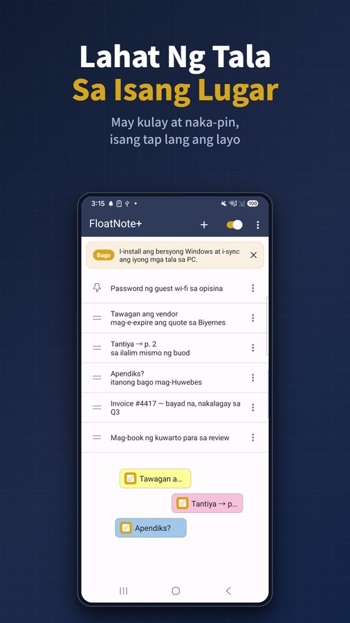 FloatNote+ Mga Screenshot 2