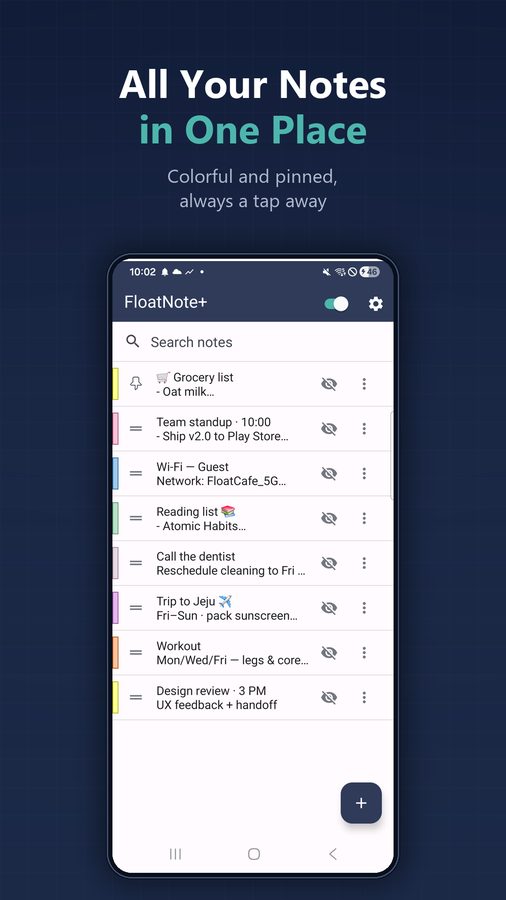 FloatNote+ Ekran Görüntüleri 2