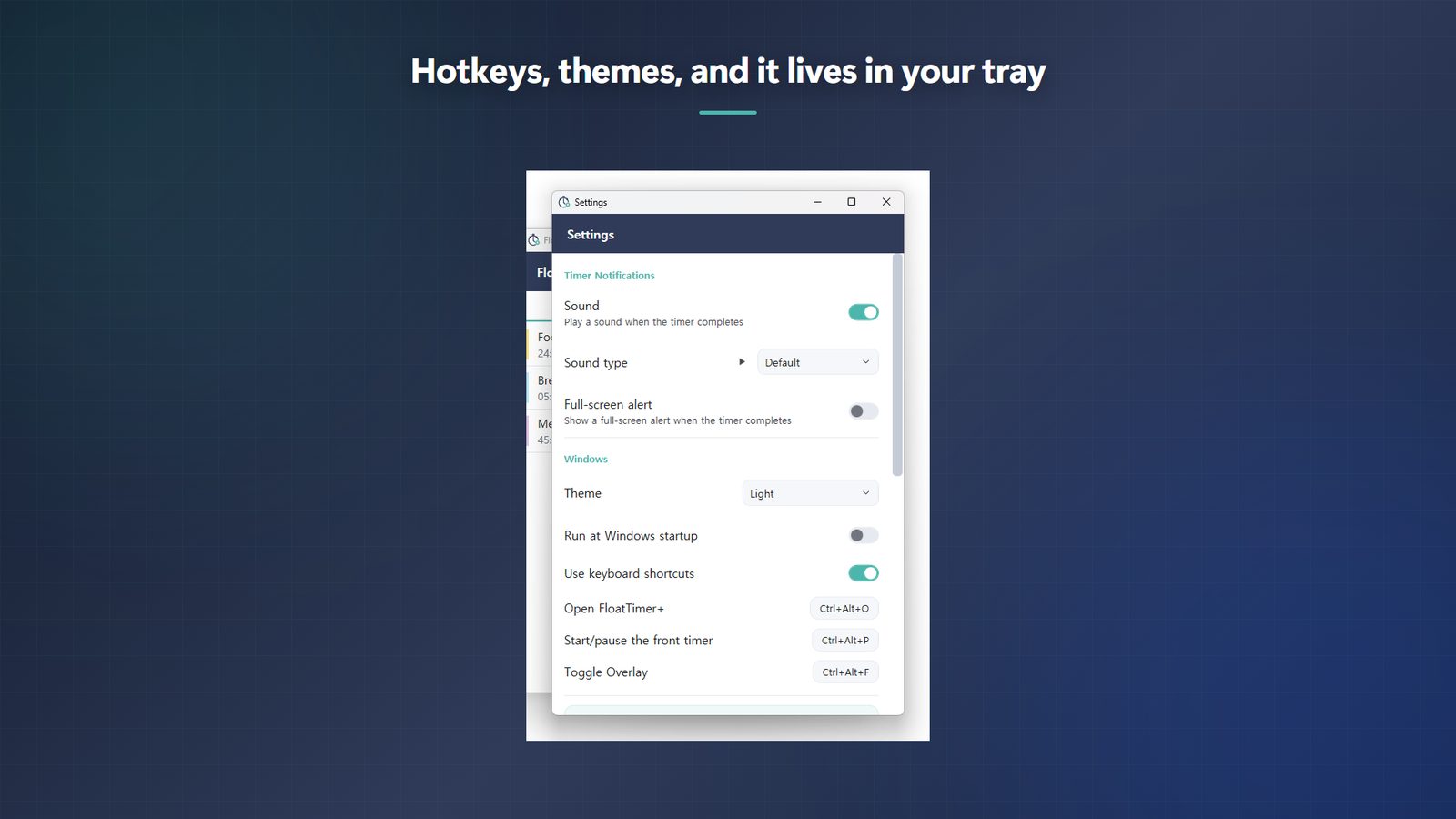 FloatTimer+ for Windows Screenshots 4