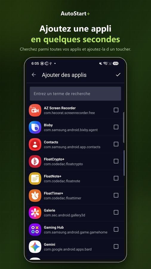 AutoStart+ Captures d'écran 2