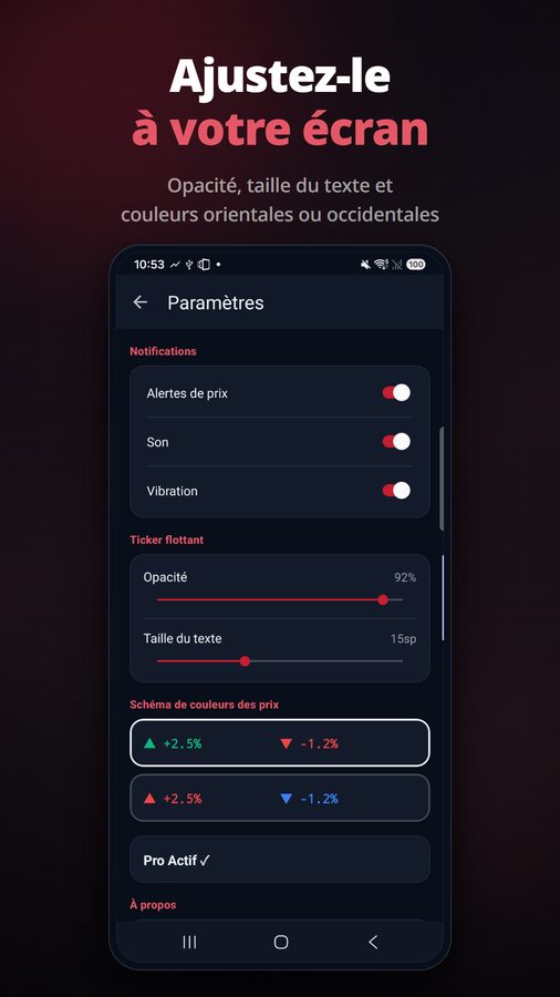 FloatCrypto+ Captures d'écran 5