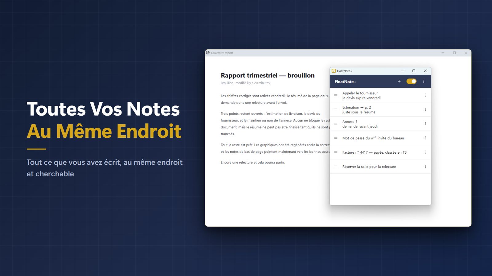 FloatNote+ for Windows Captures d'écran 4