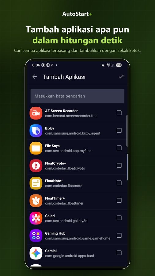 AutoStart+ Tangkapan Layar 2