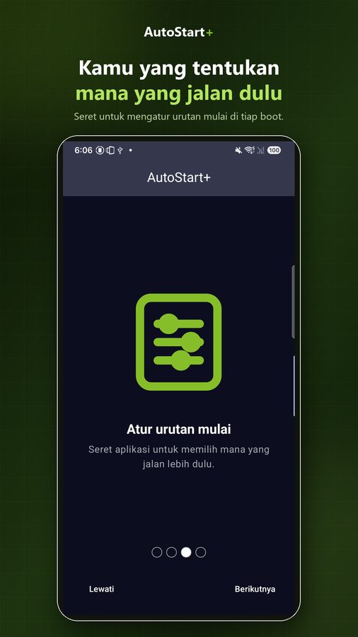 AutoStart+ Tangkapan Layar 3