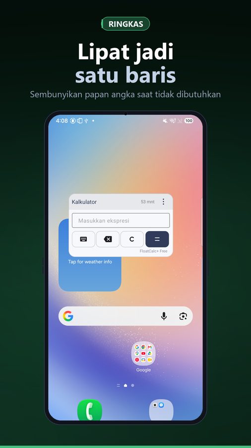 FloatCalc+ Tangkapan Layar 1