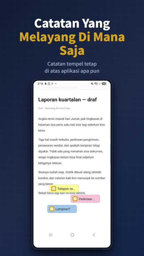 FloatNote+ Tangkapan Layar 1