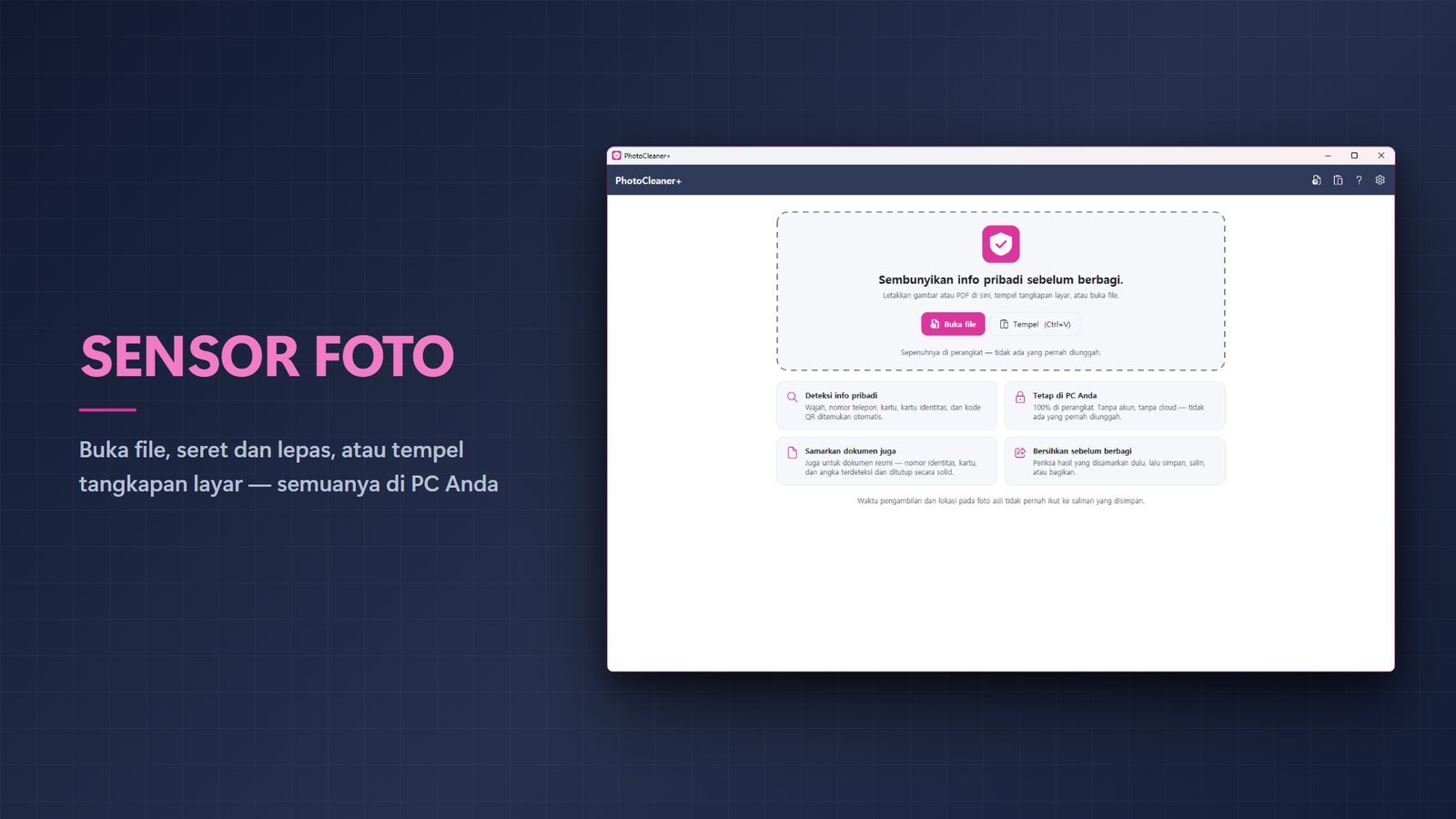 PhotoCleaner+ for Windows Tangkapan Layar 3