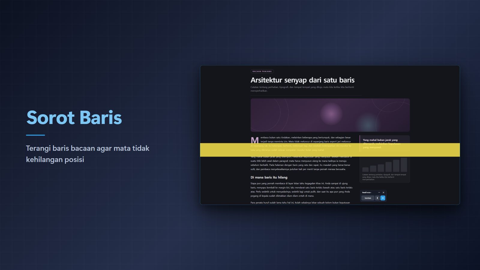 ReadFocus+ for Windows Tangkapan Layar 2