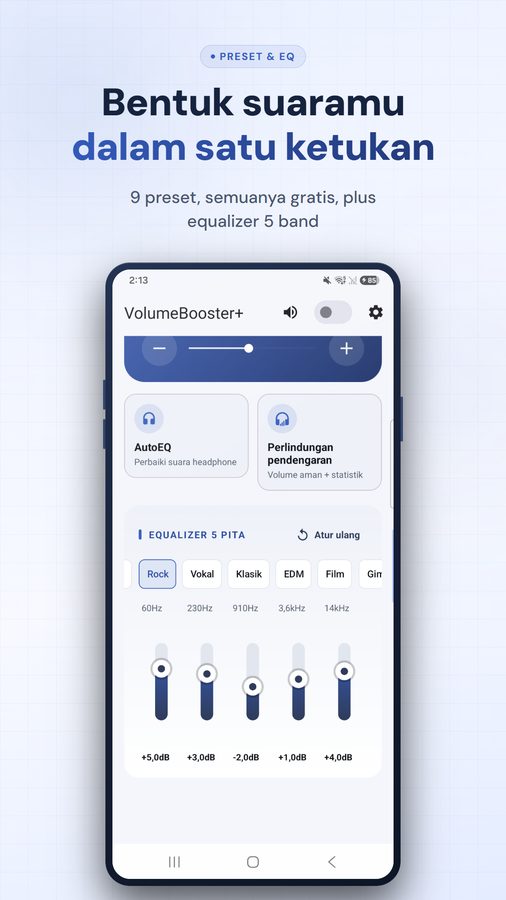 VolumeBooster+ Tangkapan Layar 2
