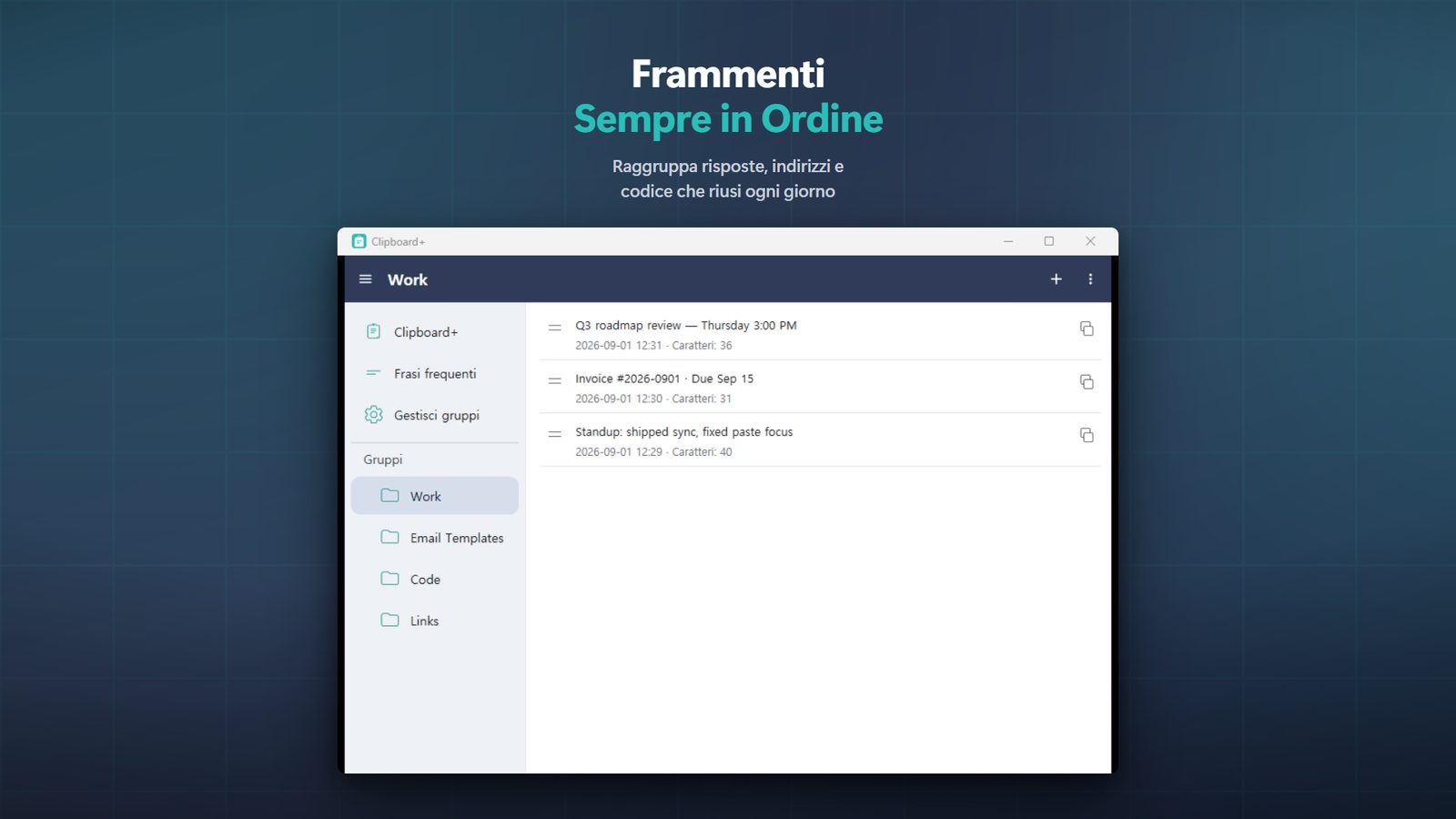 Clipboard+ for Windows Screenshot 3