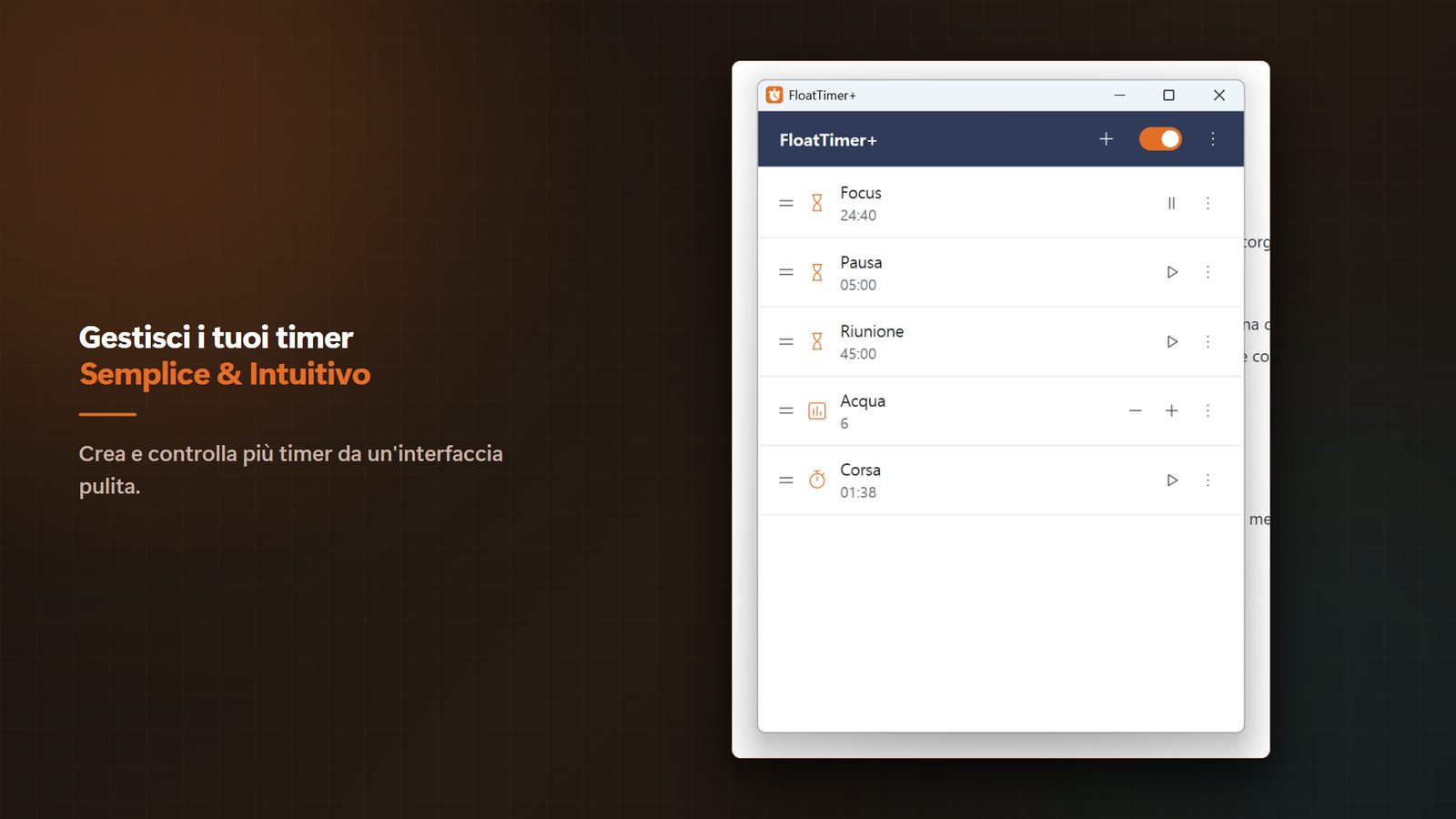 FloatTimer+ for Windows Screenshot 2