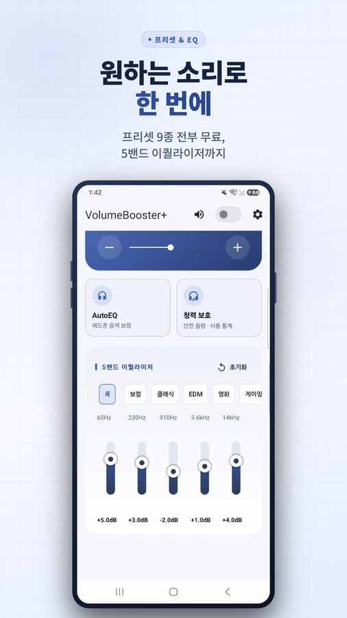 VolumeBooster+ 스크린샷 2