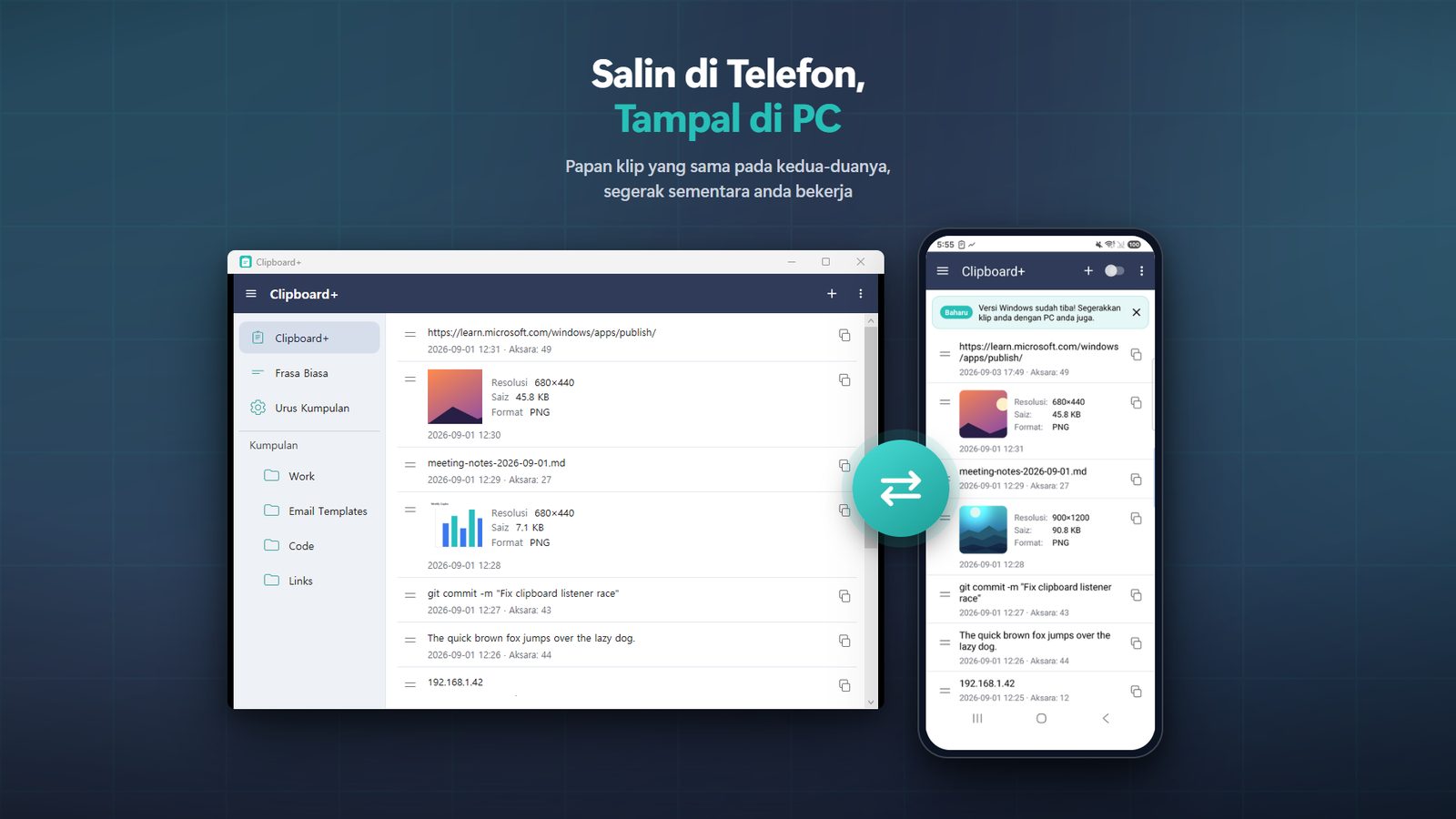 Clipboard+ for Windows Tangkapan Skrin 5