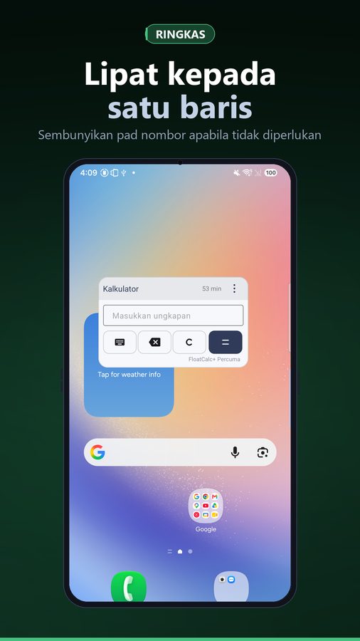 FloatCalc+ Tangkapan Skrin 1