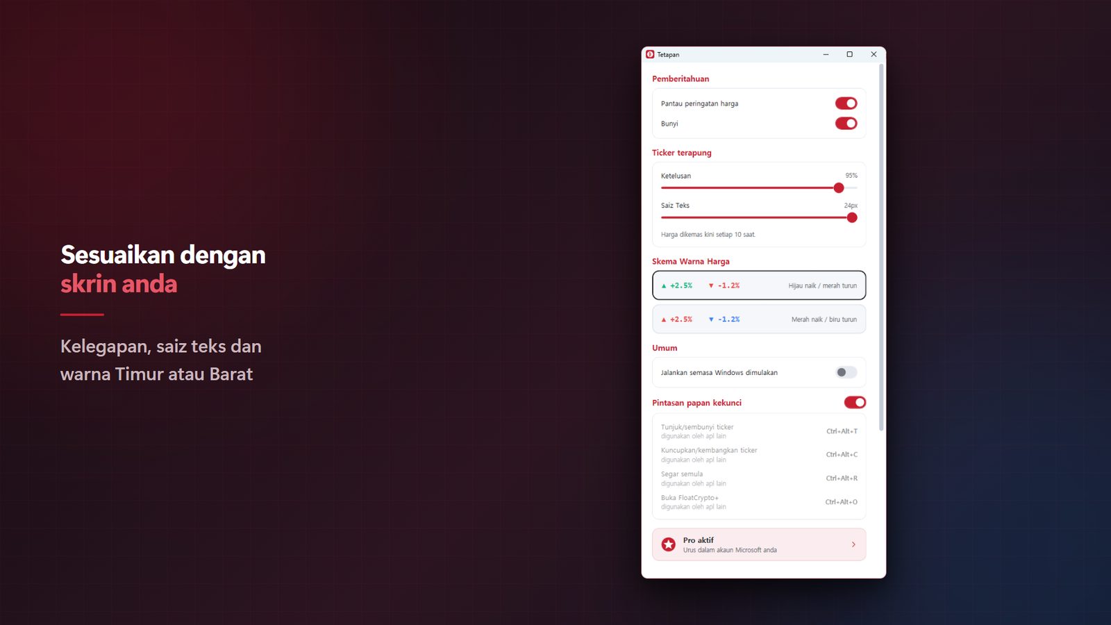 FloatCrypto+ for Windows Tangkapan Skrin 5