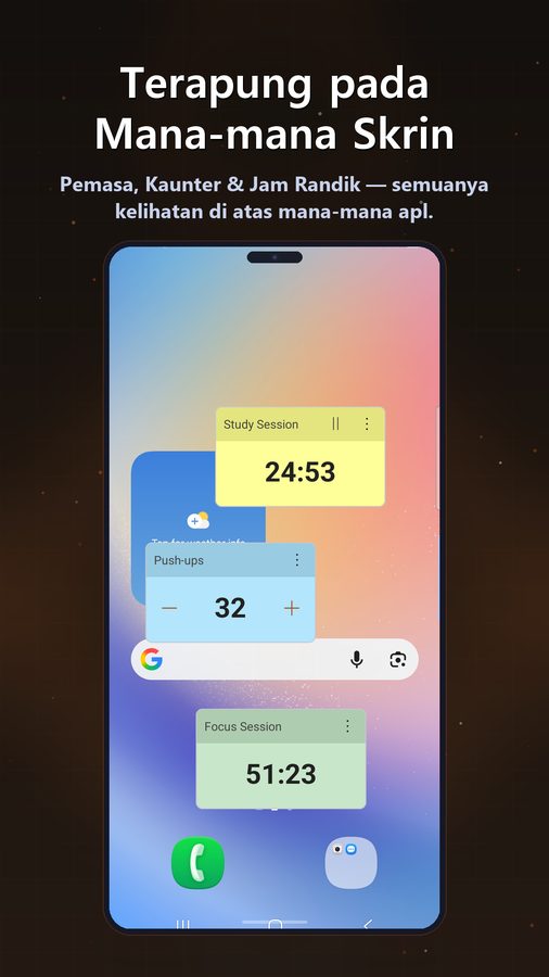 FloatTimer+ Tangkapan Skrin 1