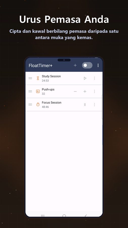 FloatTimer+ Tangkapan Skrin 5