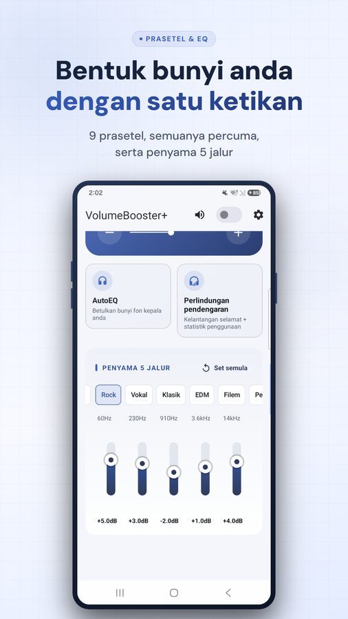VolumeBooster+ Tangkapan Skrin 2