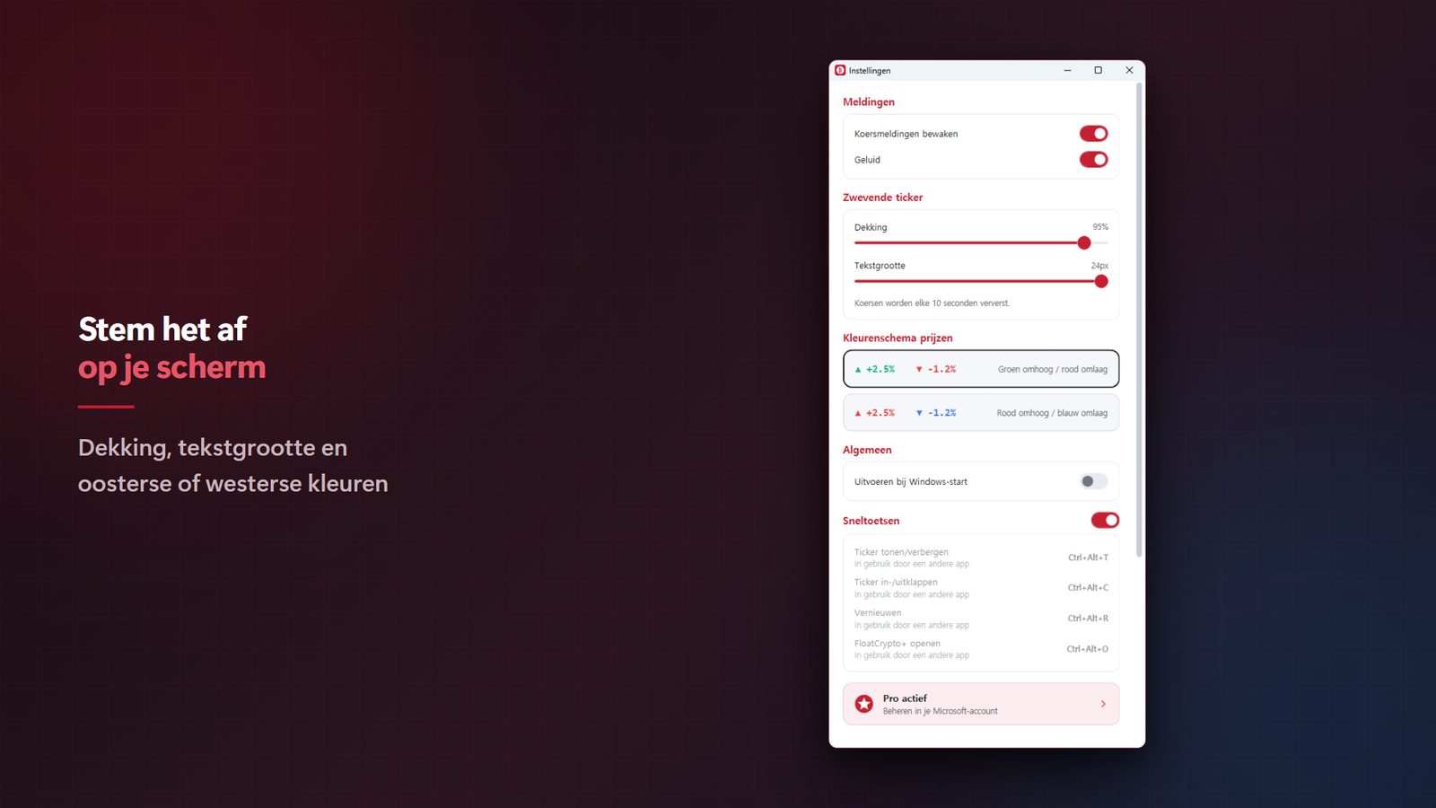 FloatCrypto+ for Windows Screenshots 5