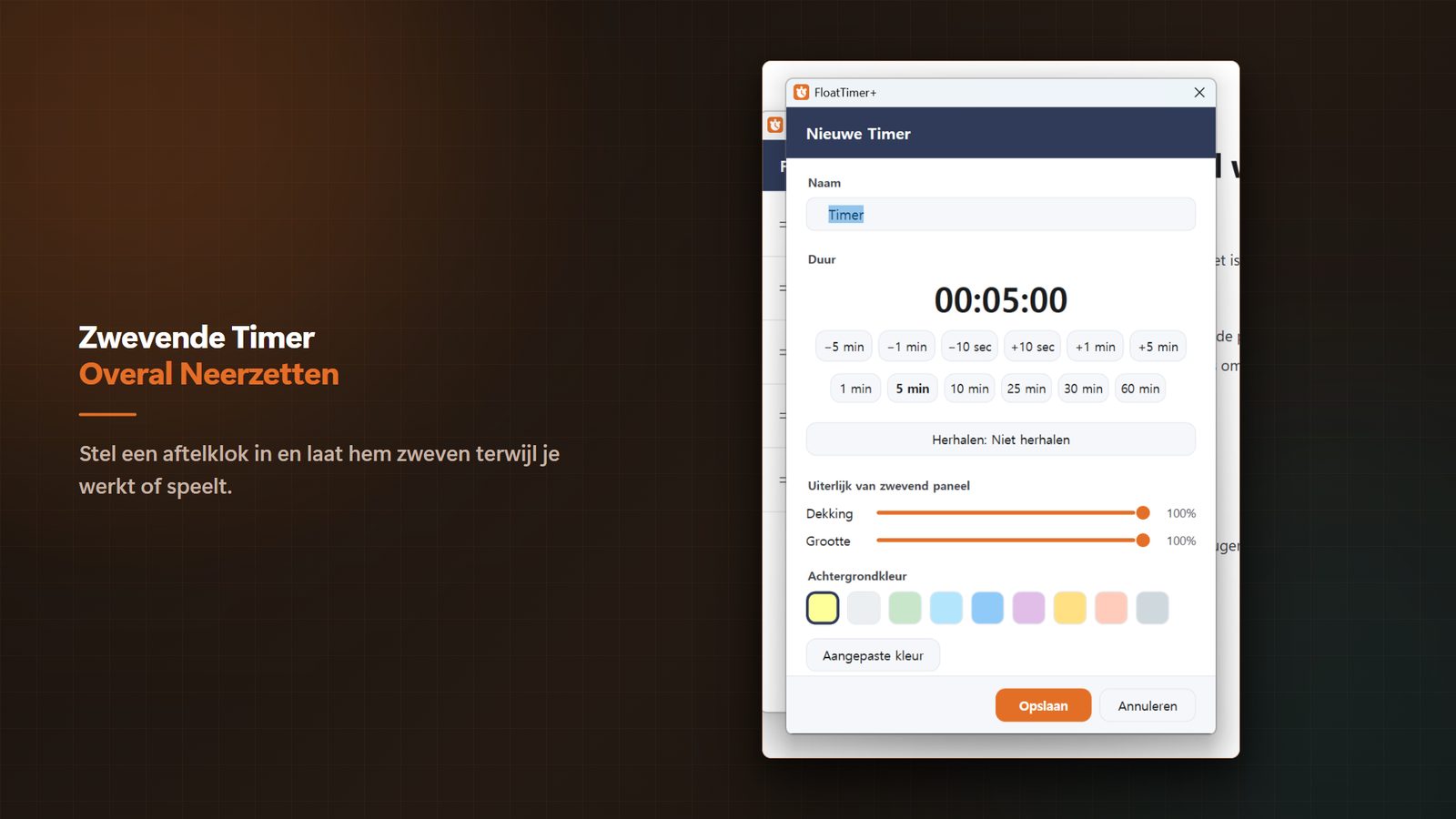 FloatTimer+ for Windows Screenshots 3