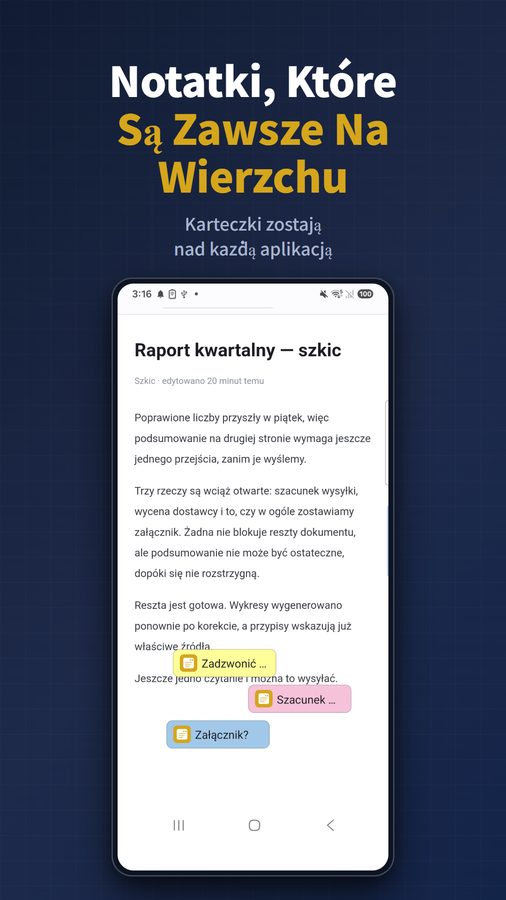 FloatNote+ Zrzuty ekranu 1