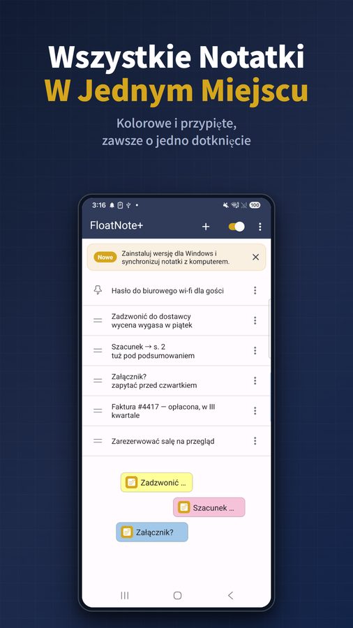 FloatNote+ Zrzuty ekranu 2