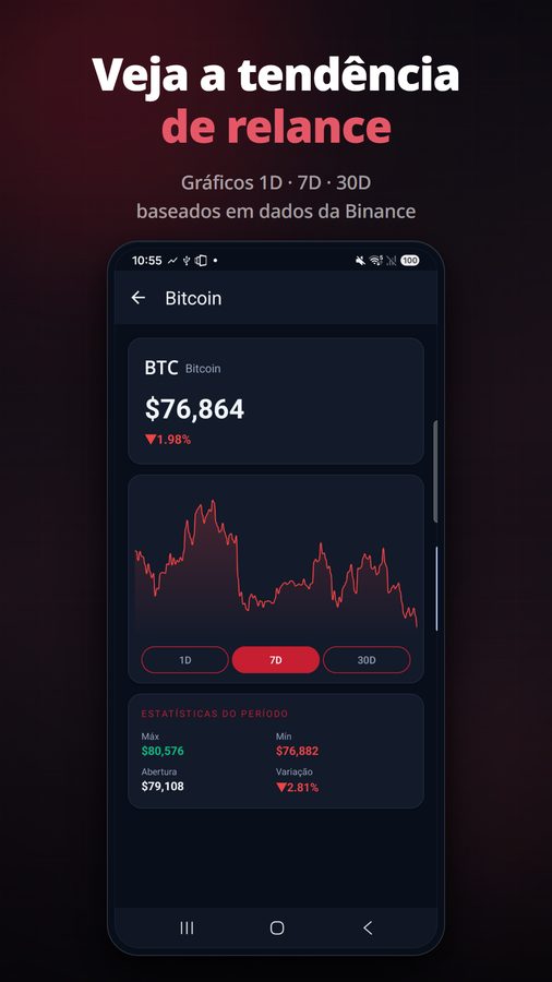 FloatCrypto+ Capturas de tela 3