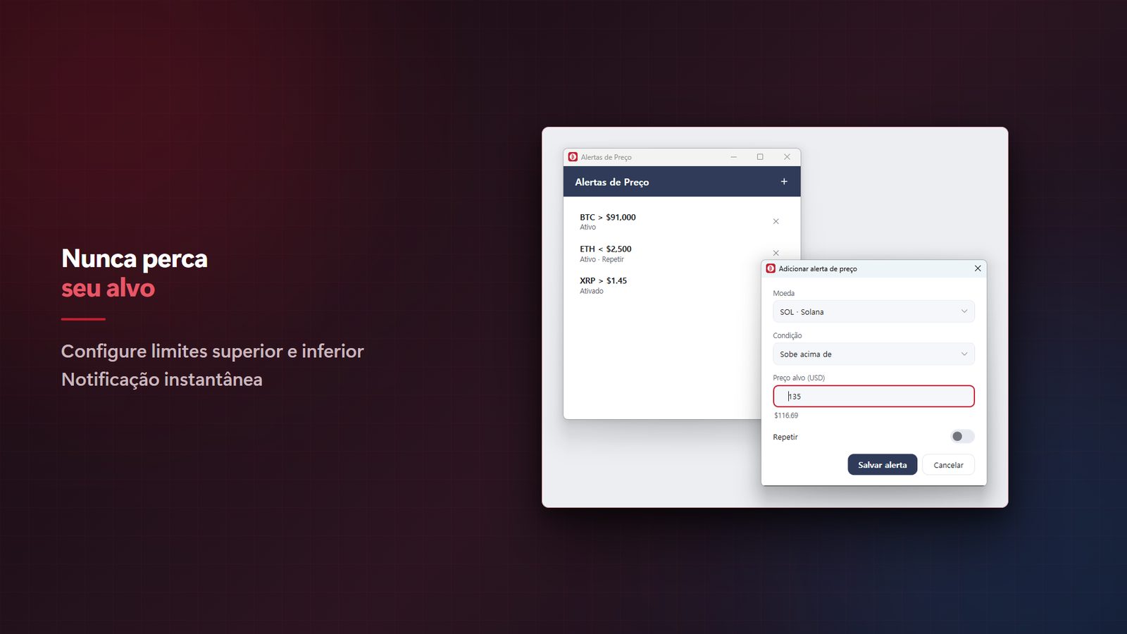 FloatCrypto+ for Windows Capturas de tela 4