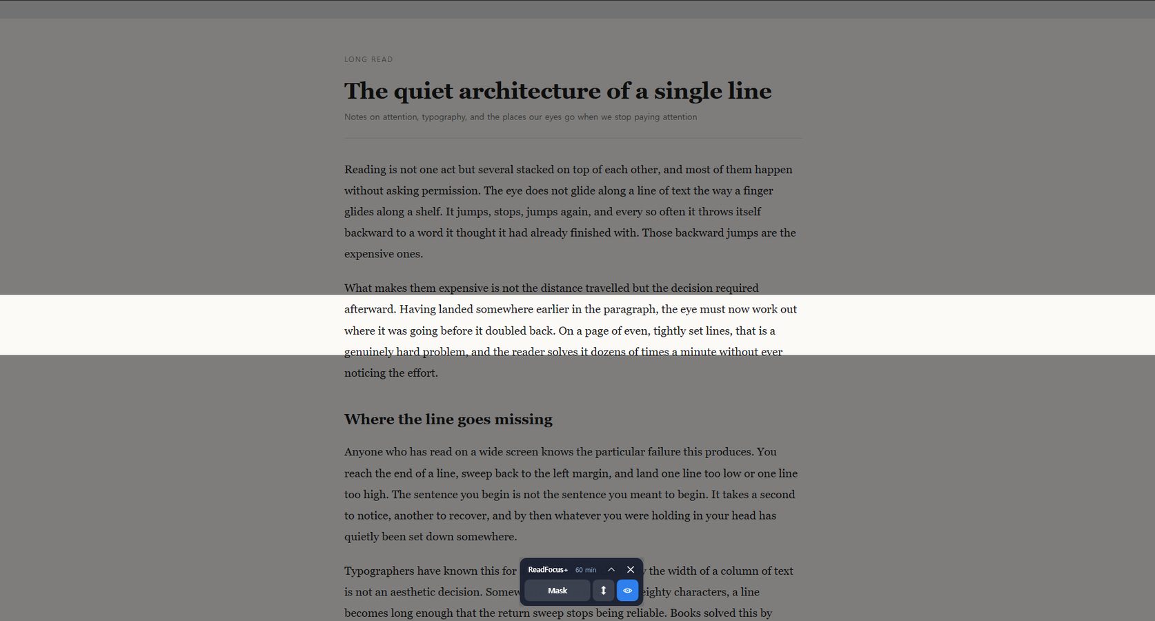 ReadFocus+ for Windows Screenshots 1