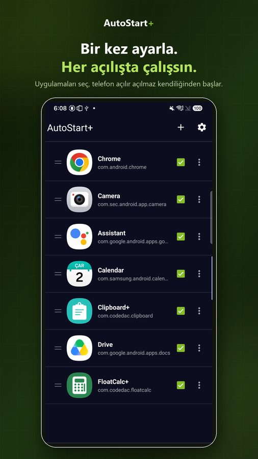 AutoStart+ Ekran Görüntüleri 1