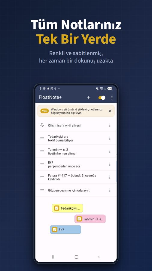 FloatNote+ Ekran Görüntüleri 2
