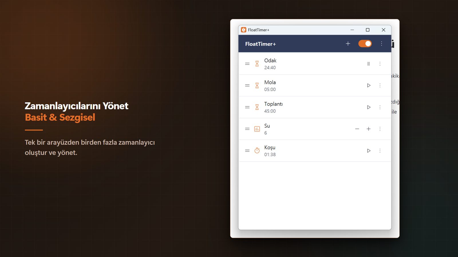 FloatTimer+ for Windows Ekran Görüntüleri 2