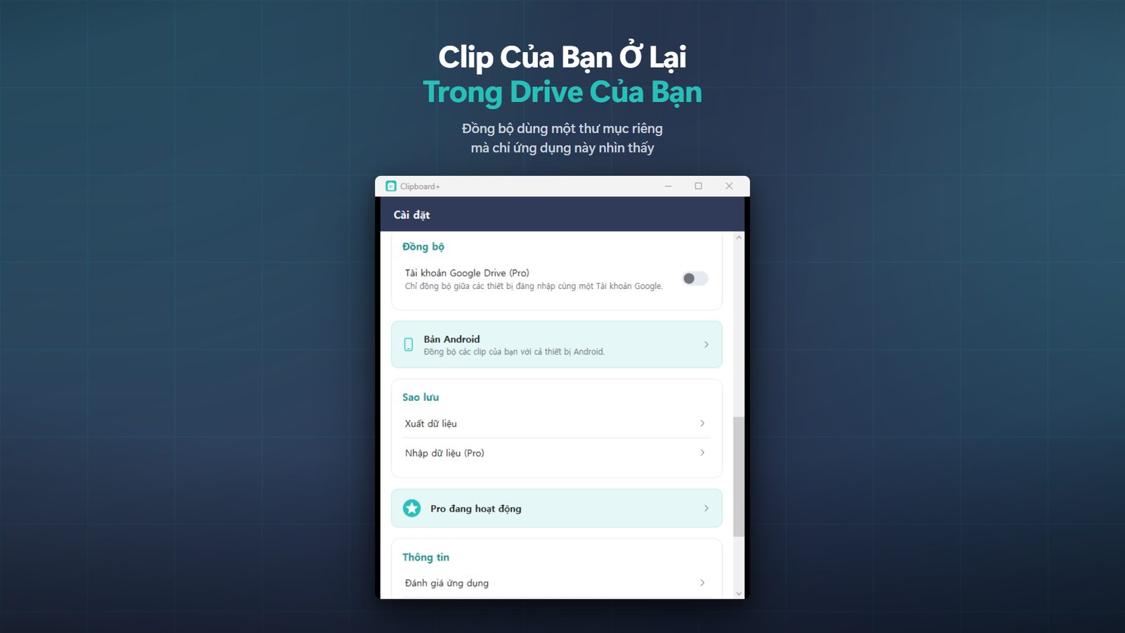 Clipboard+ for Windows Ảnh chụp màn hình 4
