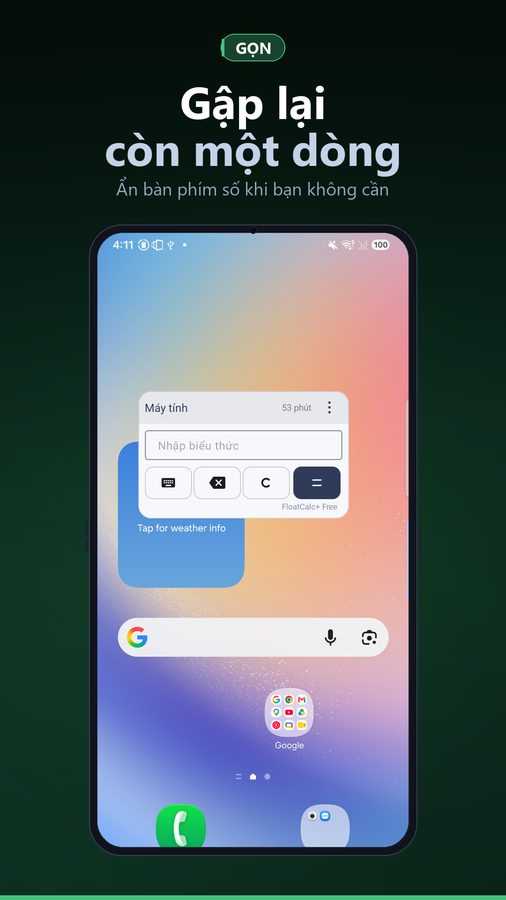 FloatCalc+ Ảnh chụp màn hình 1