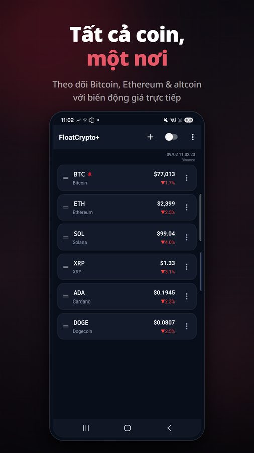 FloatCrypto+ Ảnh chụp màn hình 2