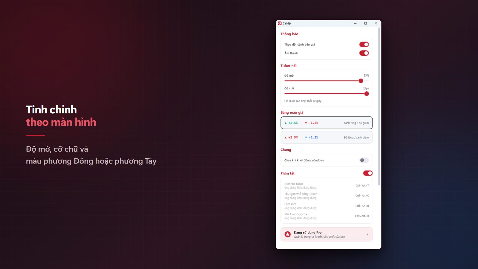 FloatCrypto+ for Windows Ảnh chụp màn hình 5