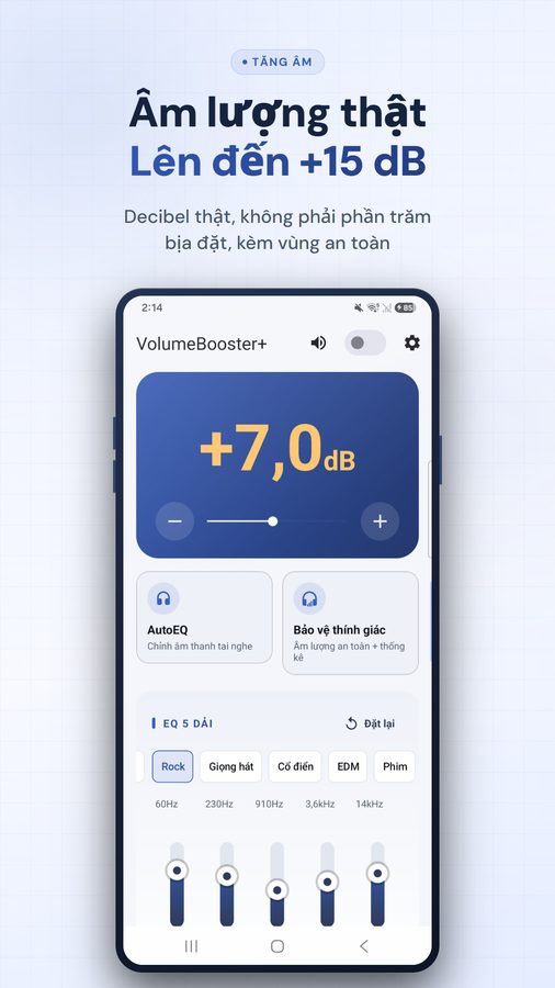 VolumeBooster+ Ảnh chụp màn hình 1